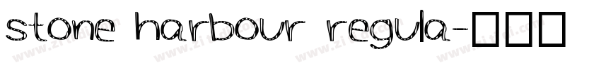 stone harbour regula字体转换
